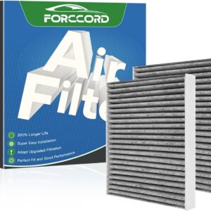 2-Pack Cabin Air Filter Fits for BMW X5 X6 X7 (2019-2025 2026); 530I 540I 530E (17-23), 740I 750I 750Li xDrive (16-22) Activated Carbon Cabin Filter Replacement 64115A1BDB6 Car Accessories